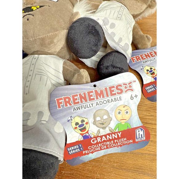 Frenemies Stuffed Plush 4 Figure Lot Granny Baldi NWT 9" Roblox Series 1 Gamers - Picture 2 of 9